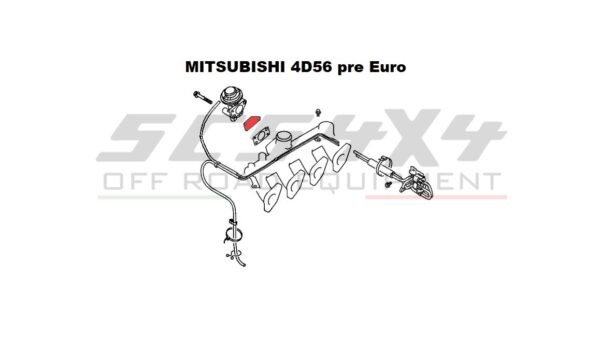 Kit Rimozione EGR 4d56 pre Euro