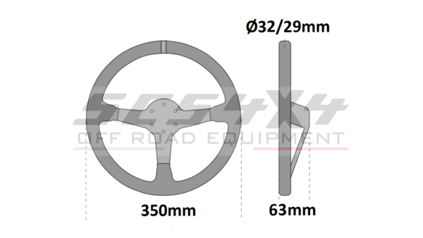 Misure Volante SPARCO L575